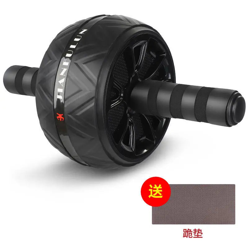 Custom Logo Fitness Ab Wheel Plastic and EVA Exercise Roller Wheel with Knee Pad for Core Strength Training
