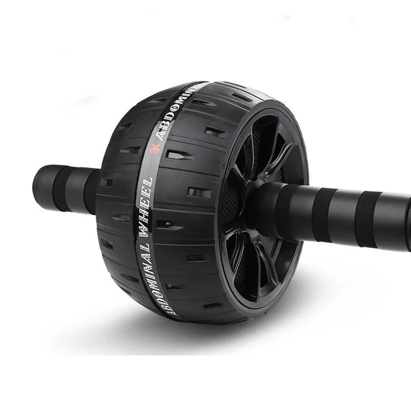 Custom Logo Fitness Ab Wheel Plastic and EVA Exercise Roller Wheel with Knee Pad for Core Strength Training