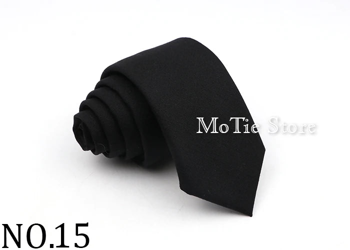 New Men's Solid Color Tie Skinny Casual Anti-wrinkle Necktie For Wedding Suit Neckties Pink Blue Grey Ties Cravat Gift Accessory