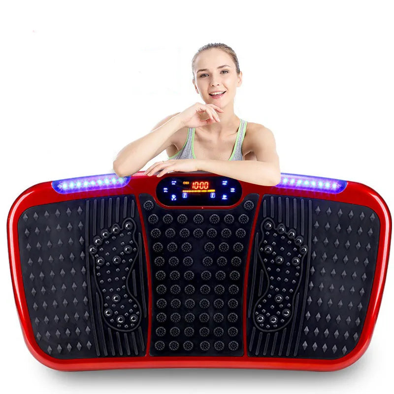 2024 Factory Sale 4D Vibration Plate Exercise Machine Unisex Whole Body Vertical Electromagnetic Vibrating ABS Massage Home Use