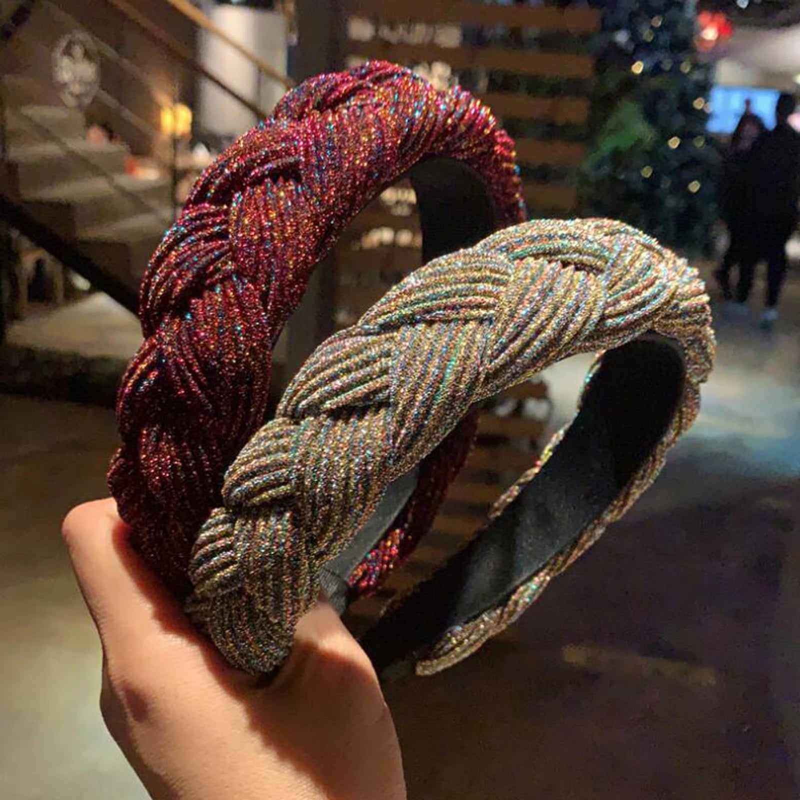 PROLY New Fashion Women Headband Pleated Twist Braid Hairband For Adult Handmade Vintage Headwear Hair Accessories Wholesale