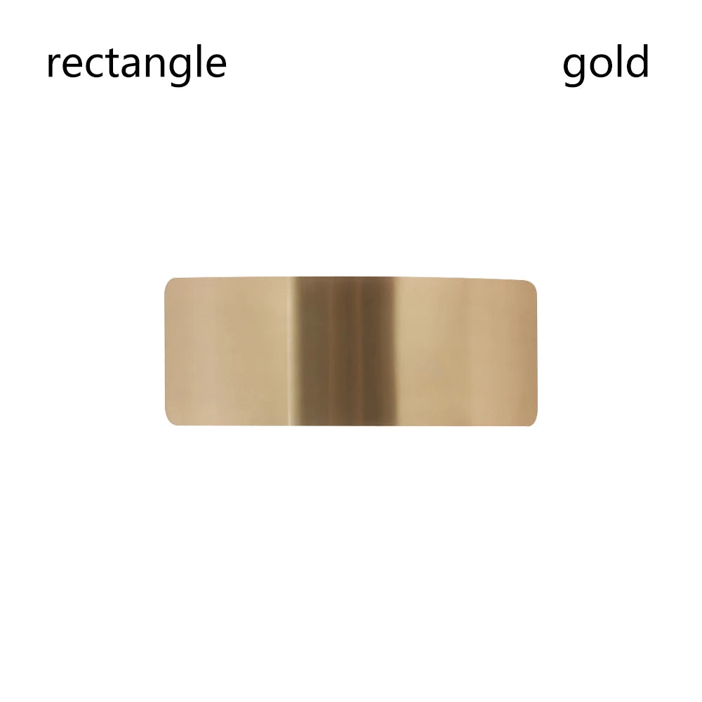 Chic Metal Geometric Hair Clip Square Rectangle Barrettes Hairpin Barrette Hair Claws Women Girls Fashion Hair Accessories Gifts