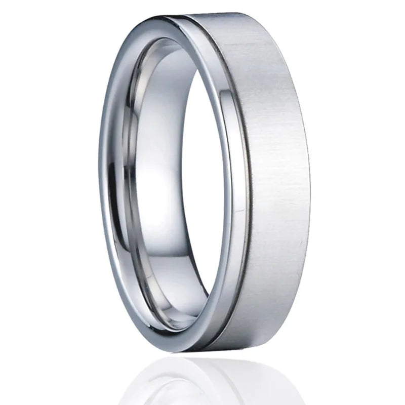 Love Marriage Alliance Couple Wedding Rings For Men And Women Silver Color Stainless Steel Ring Jewelry No Fade Or Rust