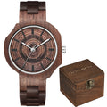 2021 Unique Luxury Wooden Watches Women Fashion Elegant Female Quartz Wood Strap Wristwatch Simple Dial Irregular Watches relogi