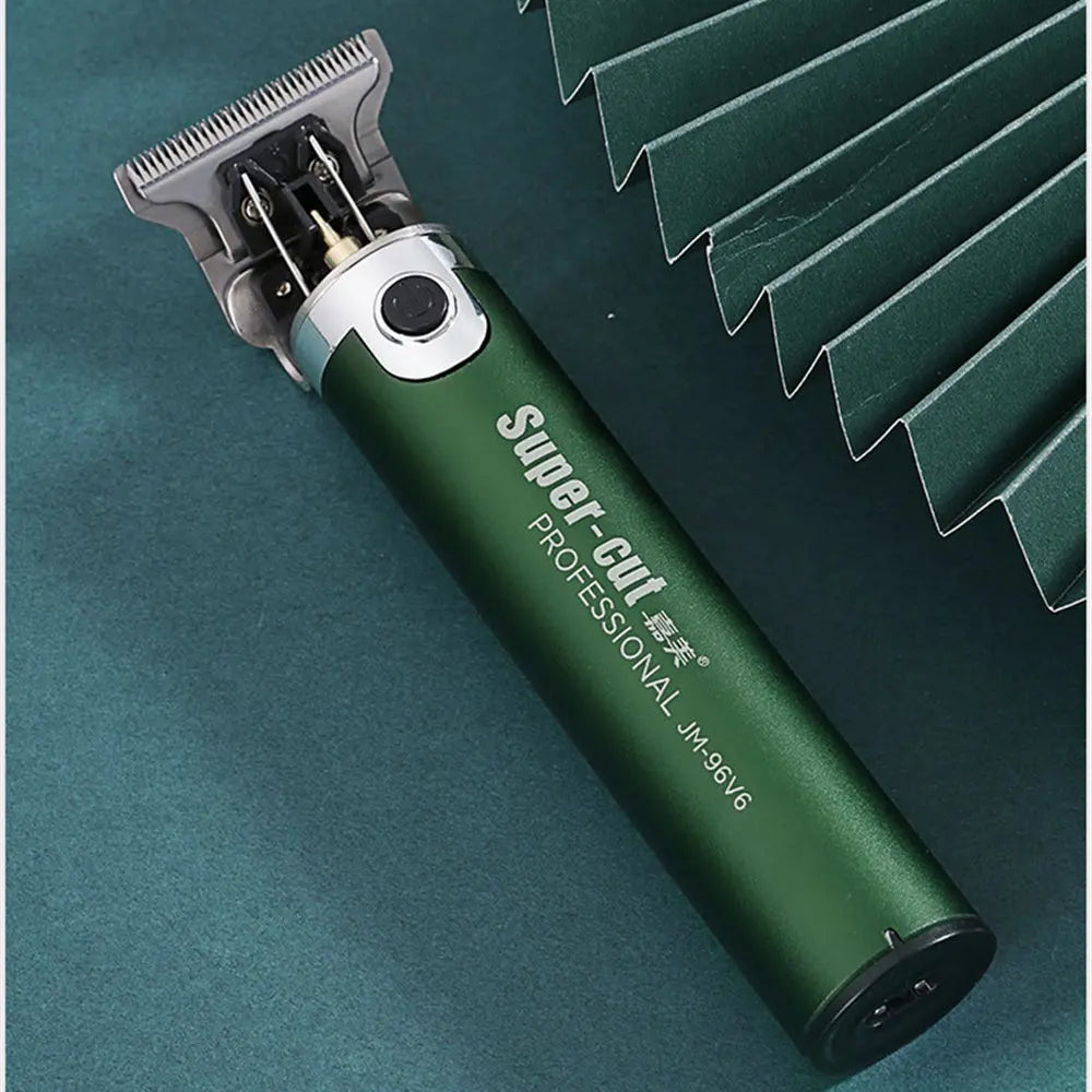 Professional USB Rechargeable Hair Clipper Electric Hair Trimmer Beard Shaving Machine 0mm Men Barber Haircut Tool 18650 Lithium