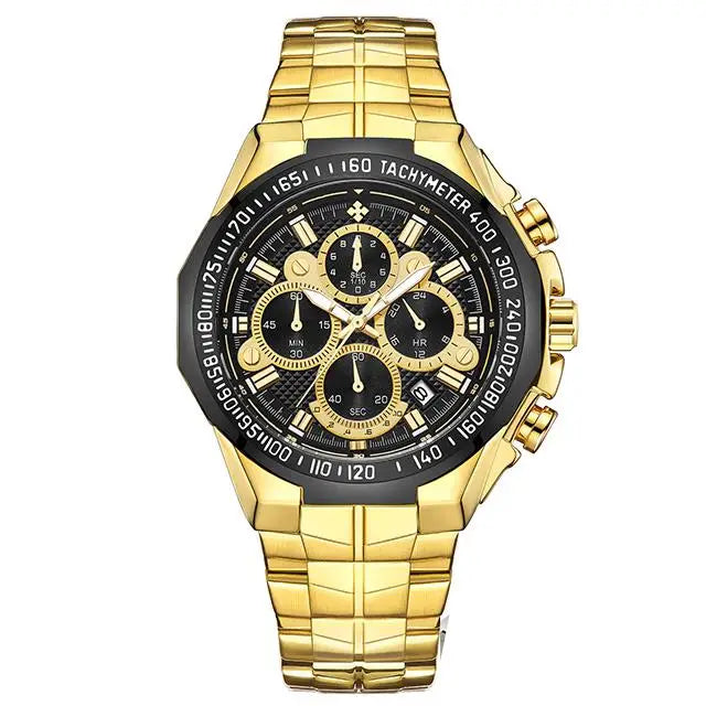 Relogio Masculino Wrist Watches Men 2019 Top Brand Luxury WWOOR Golden Chronograph Men Watches Gold Big Male Wristwatch Man 2019