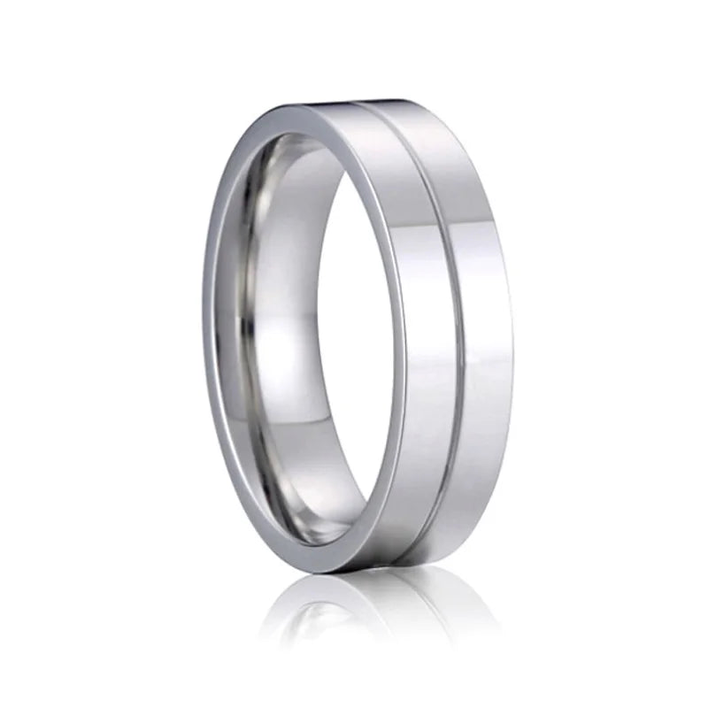 Love Marriage Alliance Couple Wedding Rings For Men And Women Silver Color Stainless Steel Ring Jewelry No Fade Or Rust