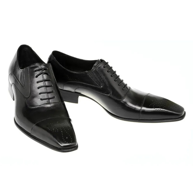 Men's Business Men's Shoes Fashion Men's Wedding Dress Formal Wear Shoes Leather Luxury Men's Office Sapato Social Male Party
