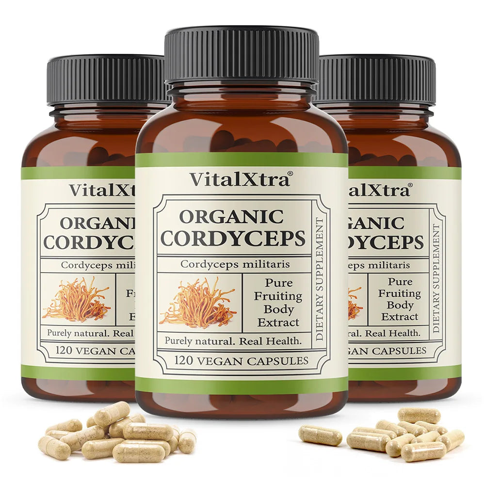 1000mg Organic Cordyceps Sinensis Extract, Sports Nutrition Supplement, Enhances Energy, Endurance, and Immunity, 120 Capsules