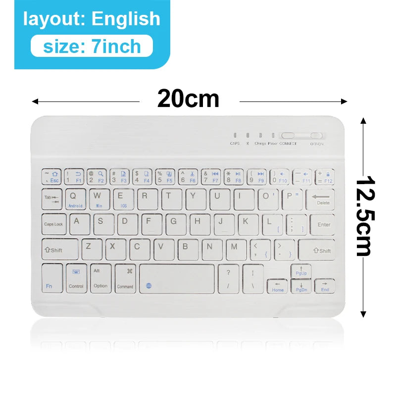 Bluetooth 5.1 Keyboard Wireless Mini Keyboard 200mAh Rechargeable Keyboard Gaming Keyboard for Laptop Tablet Android iOS Windows