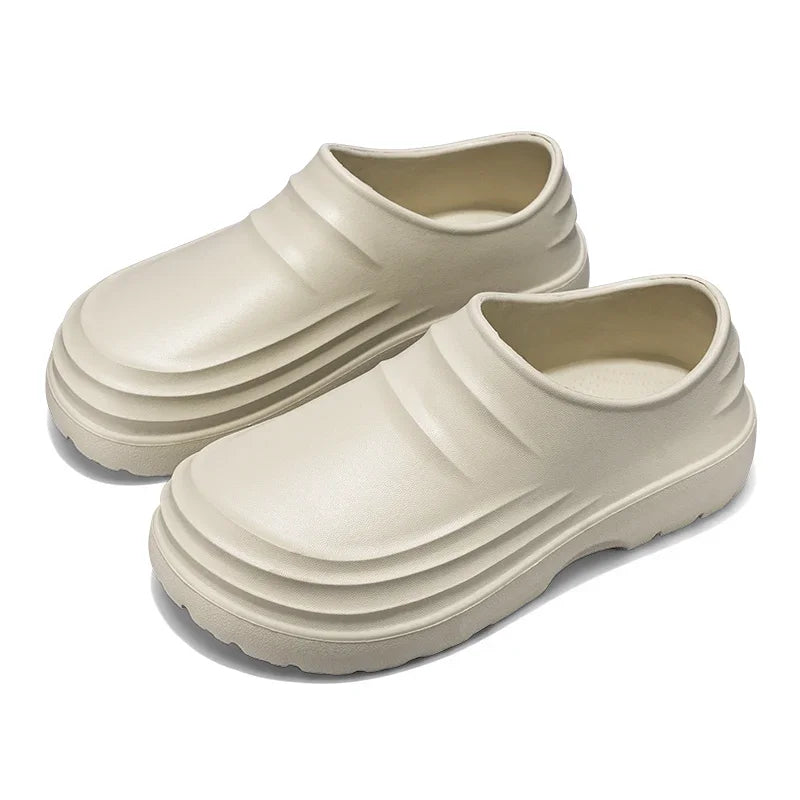 Women's and men's Waterproof Shoes for Summer Spring and Autumn Couple's Kitchen Chef Shoes Nurse Teacher work shoes Man Sandals