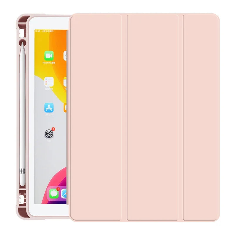 Pencil Holder Case for ipad 10th Gen 10.9 2024 2025 A16 11th Air13 M3 M2 Air4 5 6 10.9 Pro11 M4 M2 7 8 9th 10.2 Pro12.9 5th 6th