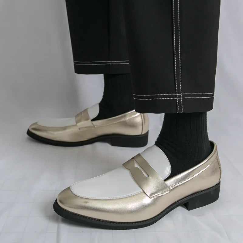 Men Shoes for Wedding Moccasins 2025 New Loafers for Men Breathable Man Slip on Flats Leisure Walk Driving Shoes Walking Shoes
