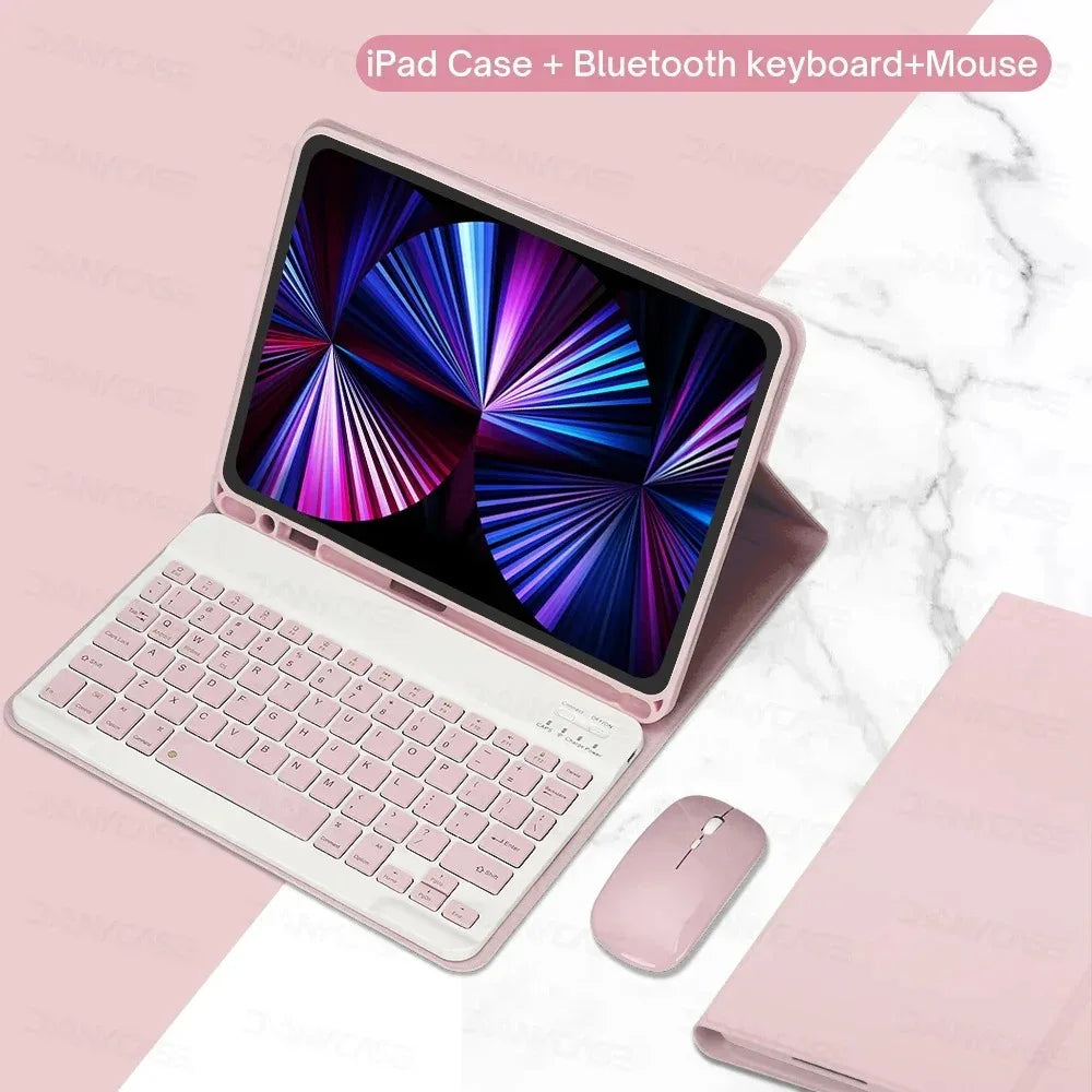For iPad Backlight Keyboard Case For iPad 10.2 9 8 7th Gen iPad 10th Air 3 10.5 Pro Air 4th 5th 10.9 Pro 11 12.9 9.7 5 6th Cover