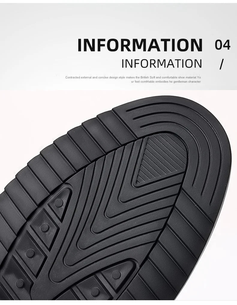 New Business Casual Shoes for Men Lace Up Formal Shoes for Male Black Leather Oxfords Plus Size Wedding Party Office Dress Shoes