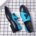 Mens Dress Shoes 2026 New Casual Leather Shoes Men Business Dress Leather Shoes Trend Versatile  Loafers  Pointed Toe Slip-On