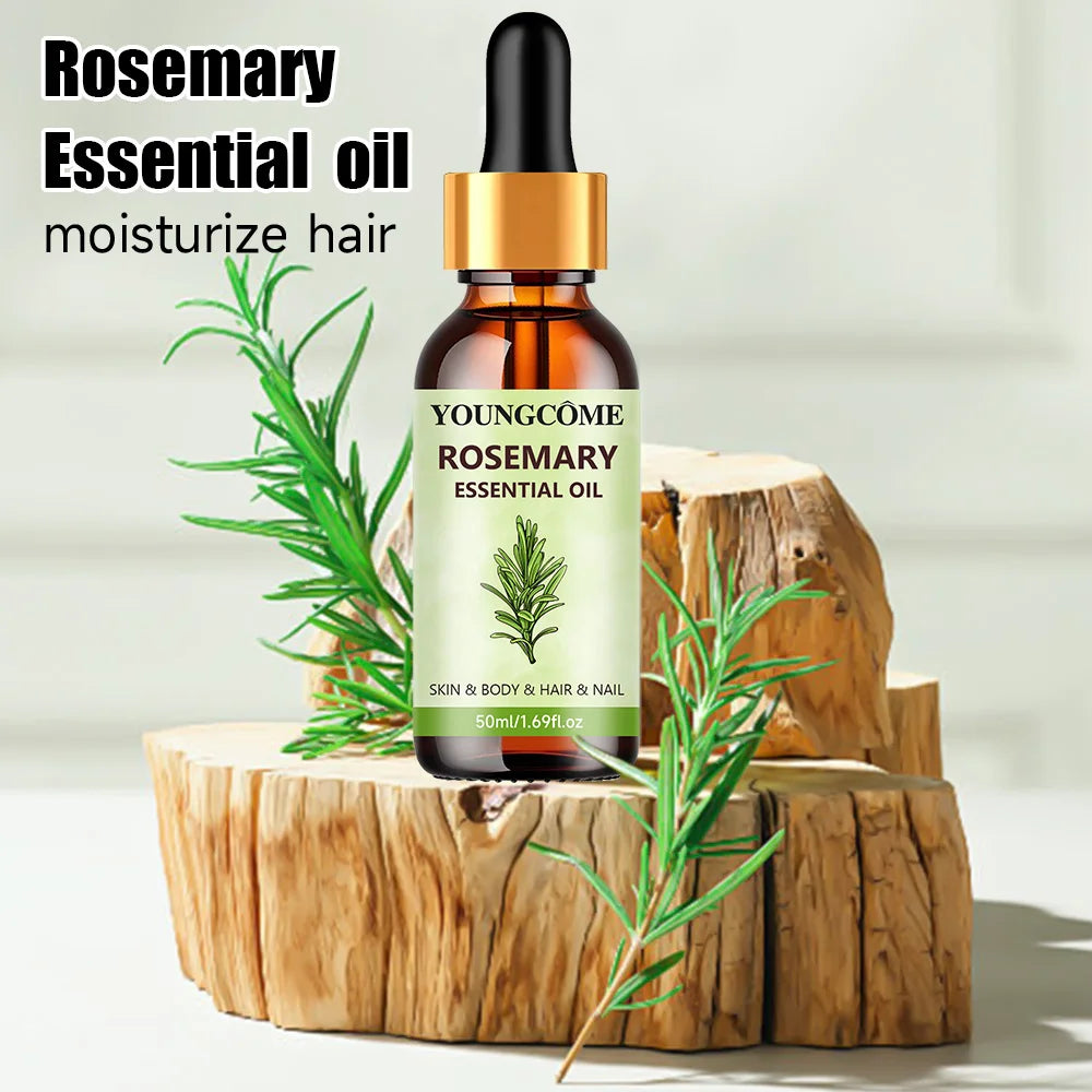 Natural Rosemary Essential Oil Repairs DamagedHair Improves Hair Quality Moisturizes Hair Care Oil Suitable Fo Hair Body Massage