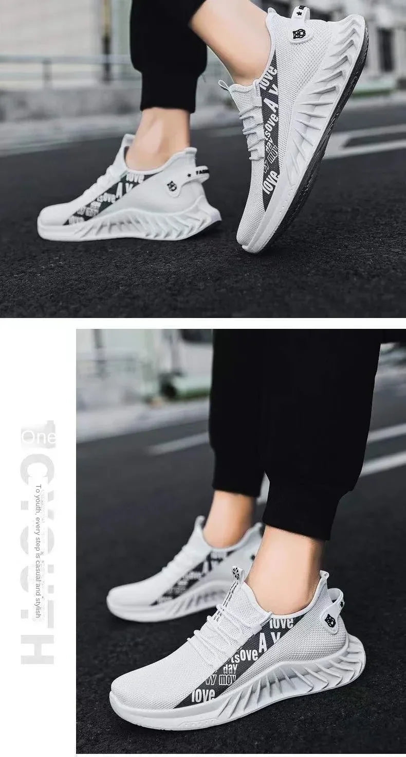 Sneakers for Men Fashion Men's Casual Sneakers Comfortable Breathable Running Tennis Shoes Zapatillas De Hombre
