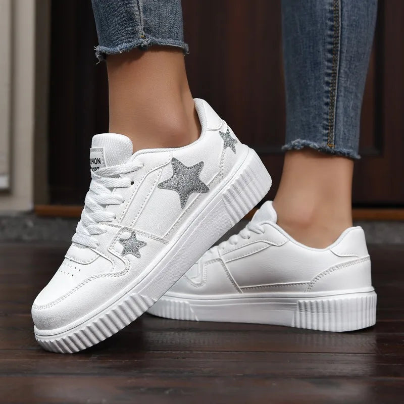 YRZL Unisex Sneakers Non-Slip Platform Shoes Lightweight Walking Shoe Comfortable Women's Casual Vulcanized Shoes Men's Sneakers