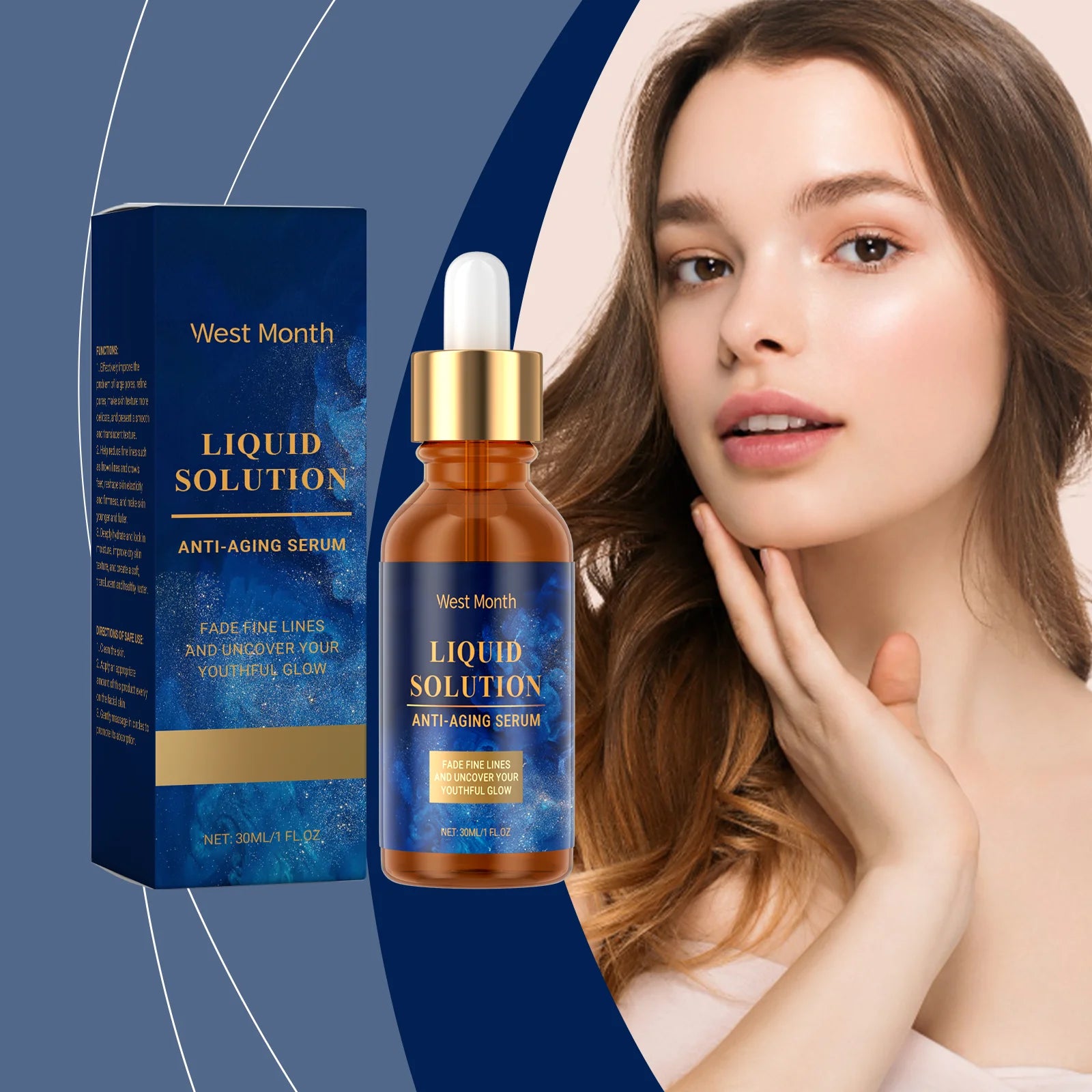 Firming Facial Serum, smooths pores, hydrates, nourishes, repairs, moisturizes, and improves roughness