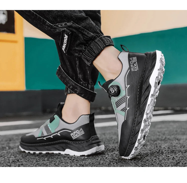 2026 new men's shoes work sports shoes fashionable casual shoes comfortable multi-functional low top shoes outdoor hiking shoes