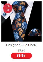 Male Luxury Neck Tie For Men Business Red Striped Tie Hanky Cufflinks Set Neckwear Wedding Party Casual