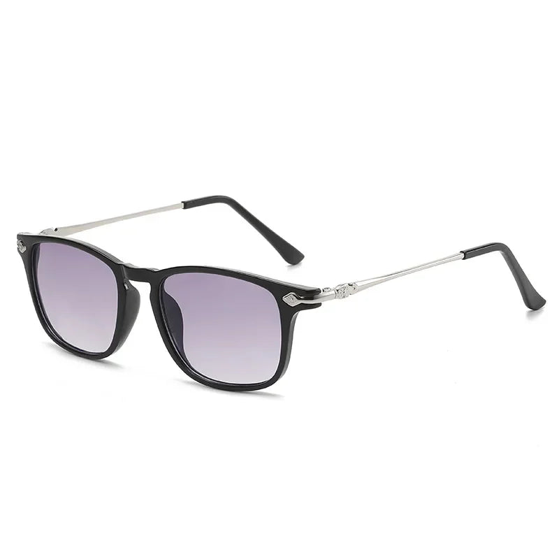 Bifocal Presbyopic Glasses HD Anti Blue Light Large Frame Presbyopia Glasses Resin Lens Sunglasses Bifocus Reading Glasses Men