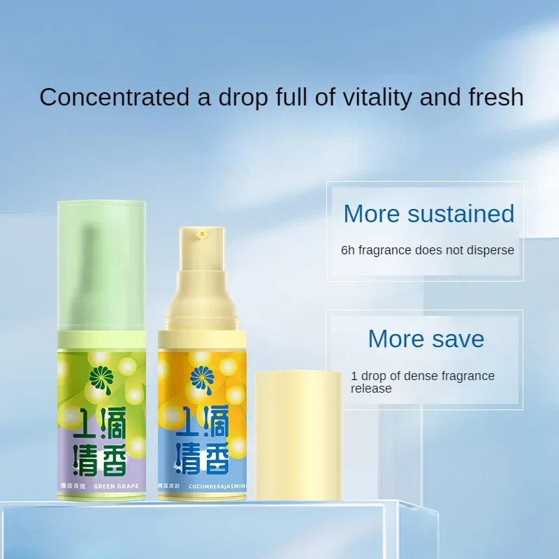 Bathroom Deodorant a Drop of Fragrance the Smell Cucumber Jasmine Green Grape Lasting Air Freshener Room Toilet Deodorant Aroma