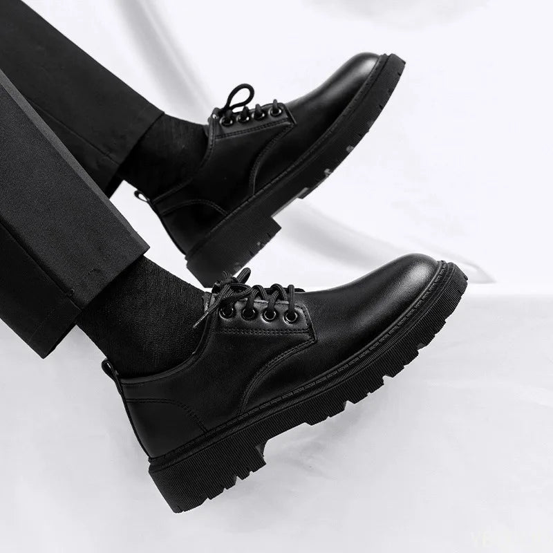 Men Business Shoes Spring Autumn New Formal Leather Shoes Casual Fashion Sports Shoes Social Elegance Trendy Flat Shoes Zapatos