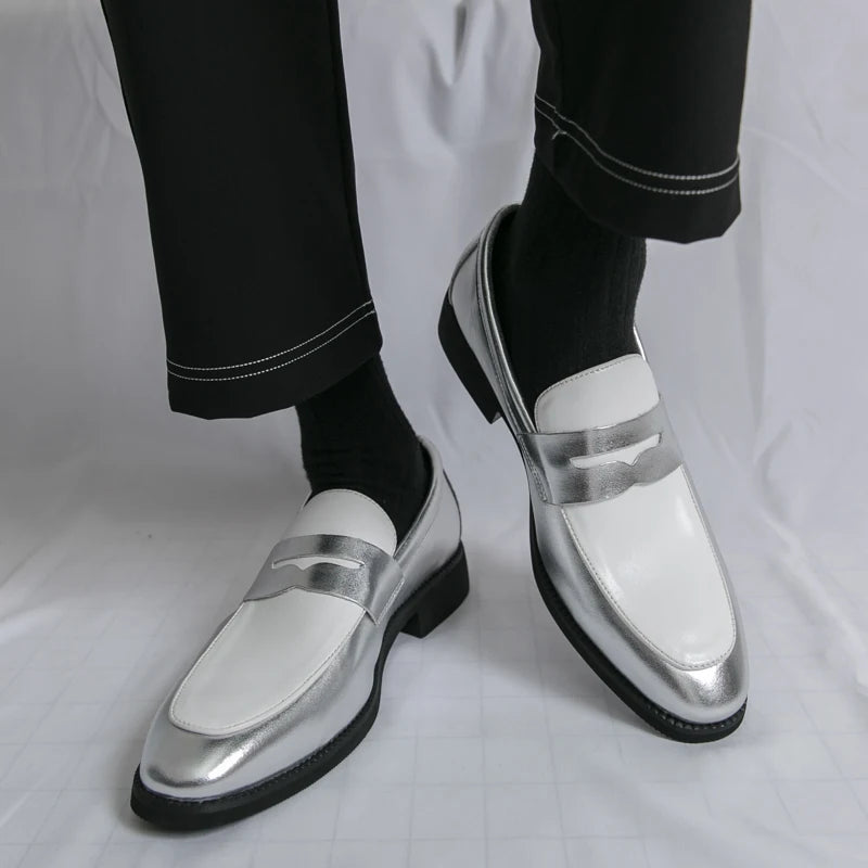 Men Shoes for Wedding Moccasins 2025 New Loafers for Men Breathable Man Slip on Flats Leisure Walk Driving Shoes Walking Shoes