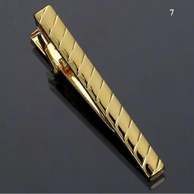 New Classic Men Tie Clip Simple Fashion Metal Necktie Daily Business Wedding Ceremony Tie Clip Pin Men Jewelry Accessories Gift
