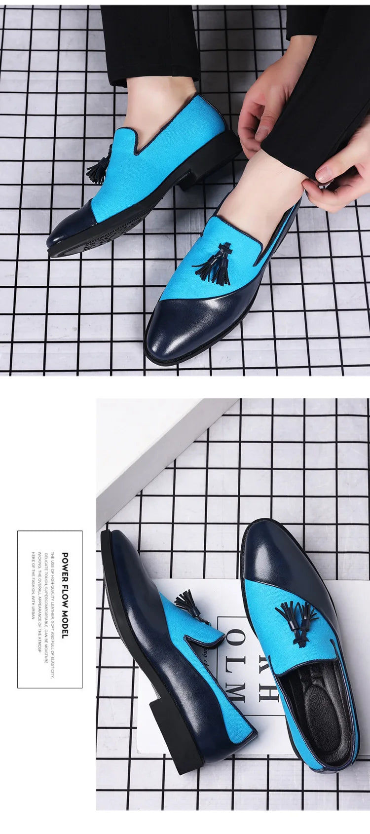 Mens Dress Shoes 2026 New Casual Leather Shoes Men Business Dress Leather Shoes Trend Versatile  Loafers  Pointed Toe Slip-On