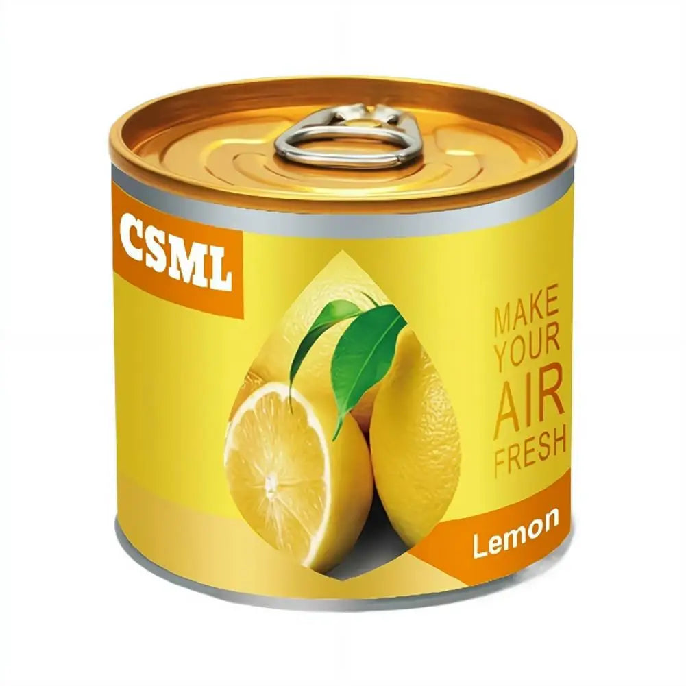 Car Air Freshener Solid Balm Cologne Lemon Odor Eliminator Long-lasting Perfume Scent Ornament Auto Accessoies