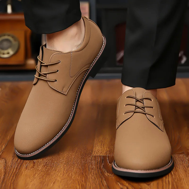 Men's Shoes Fashion Casual Leather Shoe Lace Up Oxford Shoe Business Dress Shoes Luxury Wedding Party Shoes for Men Large Size48