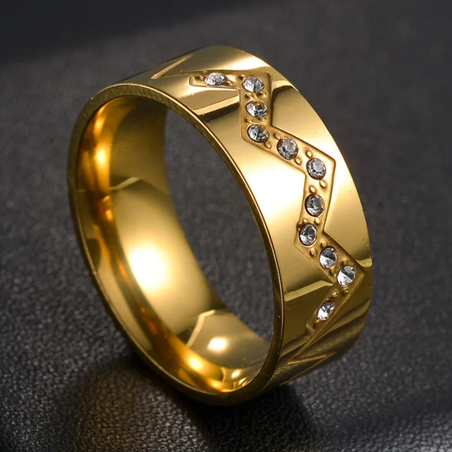 316L Stainless Steel High Quality Ring Simple Matte Fashion Men Wedding Rings Finger Engagement Gift For Women Jewelry