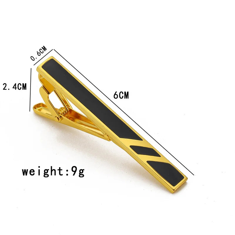 6cm*0.6cm New Metal Tie Clip For Men Wedding Necktie Tie Clasp Clip Gentleman Ties Bar Tie Pin For Men's Accessories