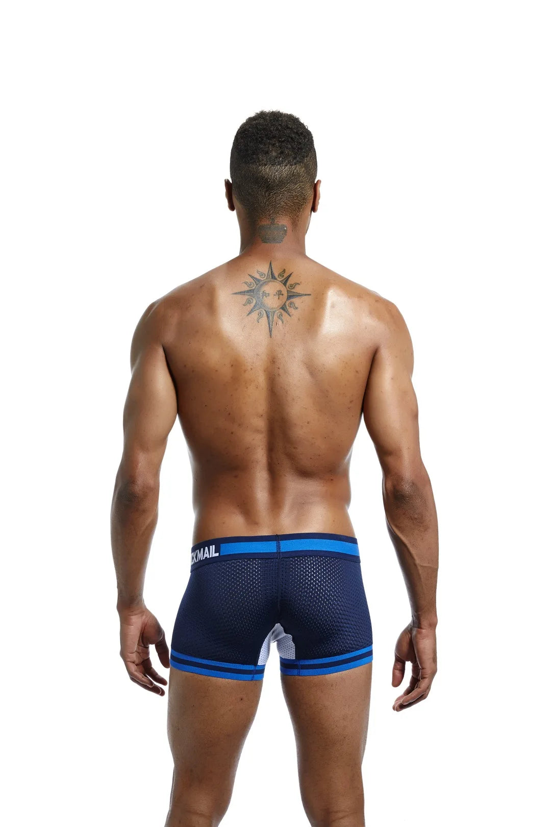 JOCKMAIL Men Underwear Boxes Mesh Quick Drying Ice Silk Breathable Youth Fashion Calzoncillos Sexy Am Gosteren Killer Sansursuz