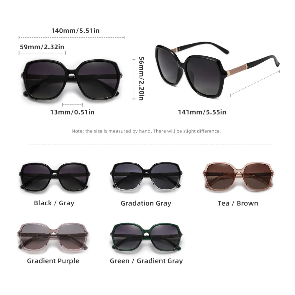 Women Polarized PC Frame TAC Lens Sunglasses Butterfly Fashion UV400 for Lady Glasses Comfortable Eyewear Accessory Oculos