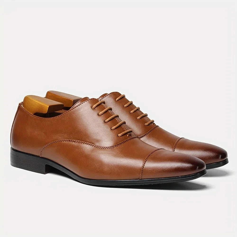 Leather Shoes For Men Gentleman'S Stylish Comfortable Business Formal Shoes Men