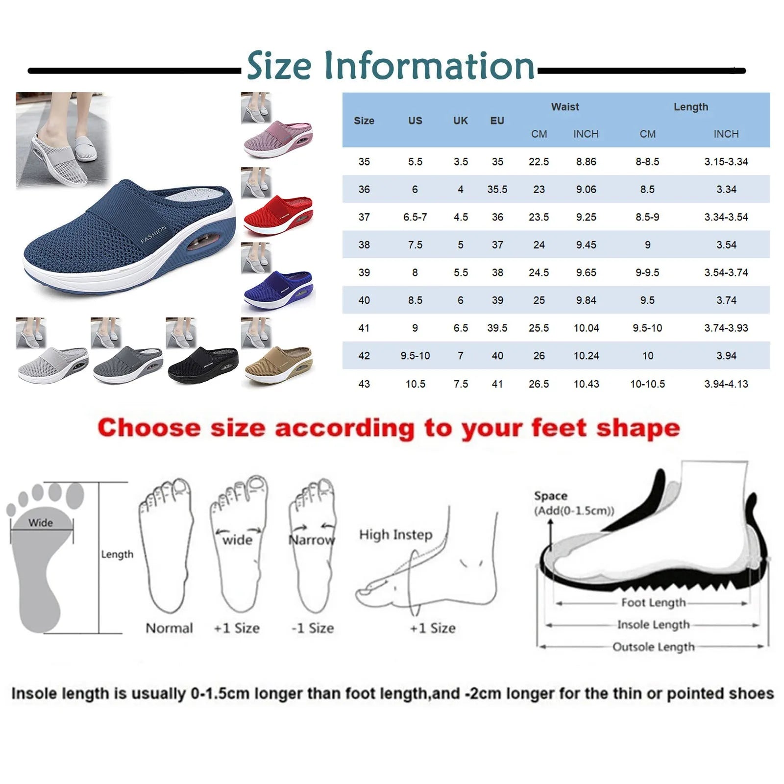 Women Air Cushion Slip On Walking Shoes Breathable Knit Sneakers Lightweight Comfortable Casual Shoes Walking Footwear