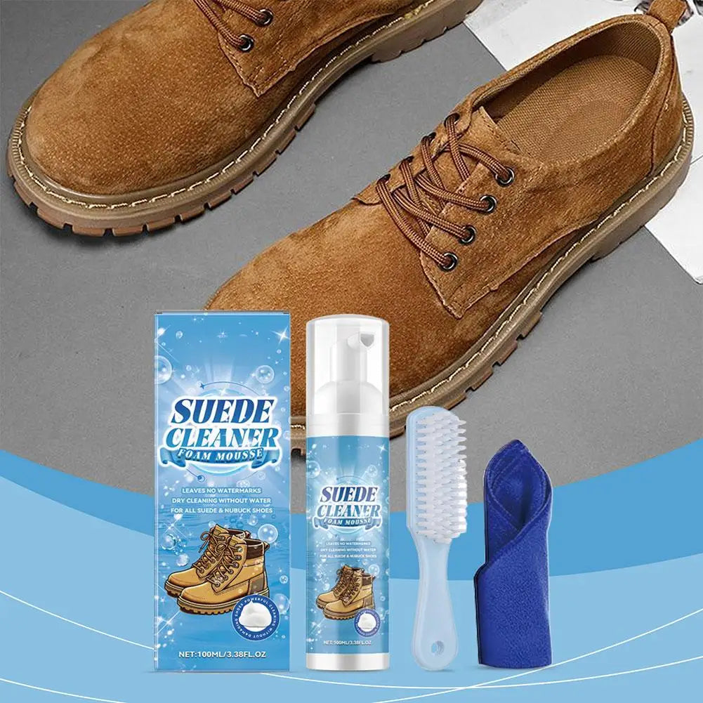 Cleaning Dirt Suede Cleaner Set Gentle Non-damaging Resists Fading Deformation Cleaner Set for All Suede Products Cleaner Set