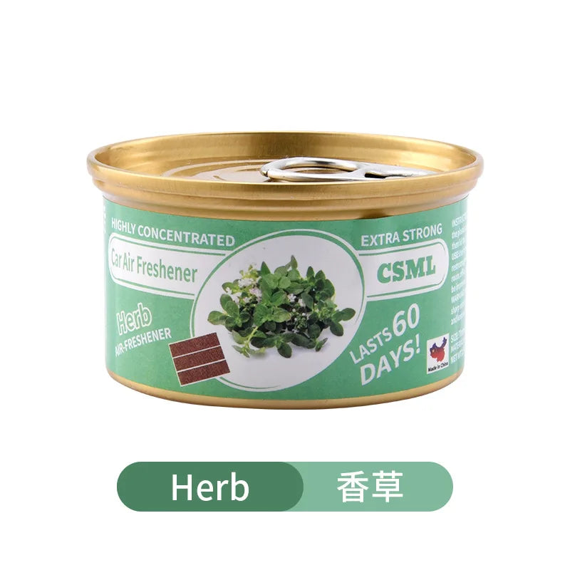 Car air fresh, solid aromatherapy, no additives, canned, essential for eliminating  odors, long-lasting fragrance, household use