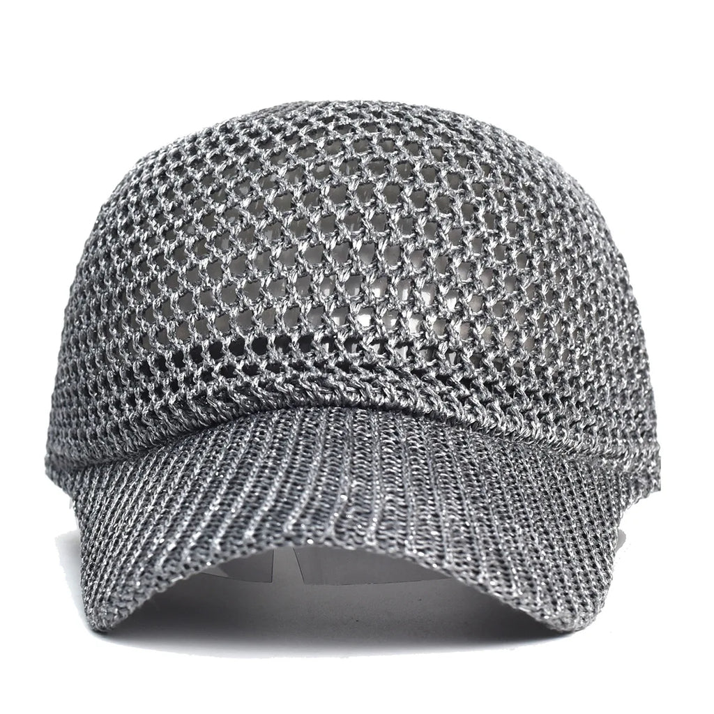 Men Fishing Hat Summer Full Mesh Baseball Cap Unisex Trucker Cap Trucker Caps Quick Dry Golf Running Hat Adjustable Snapback Hat