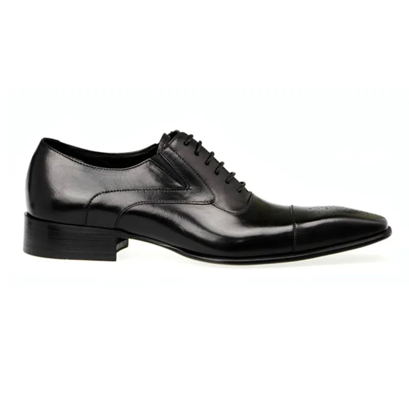 Men's Business Men's Shoes Fashion Men's Wedding Dress Formal Wear Shoes Leather Luxury Men's Office Sapato Social Male Party