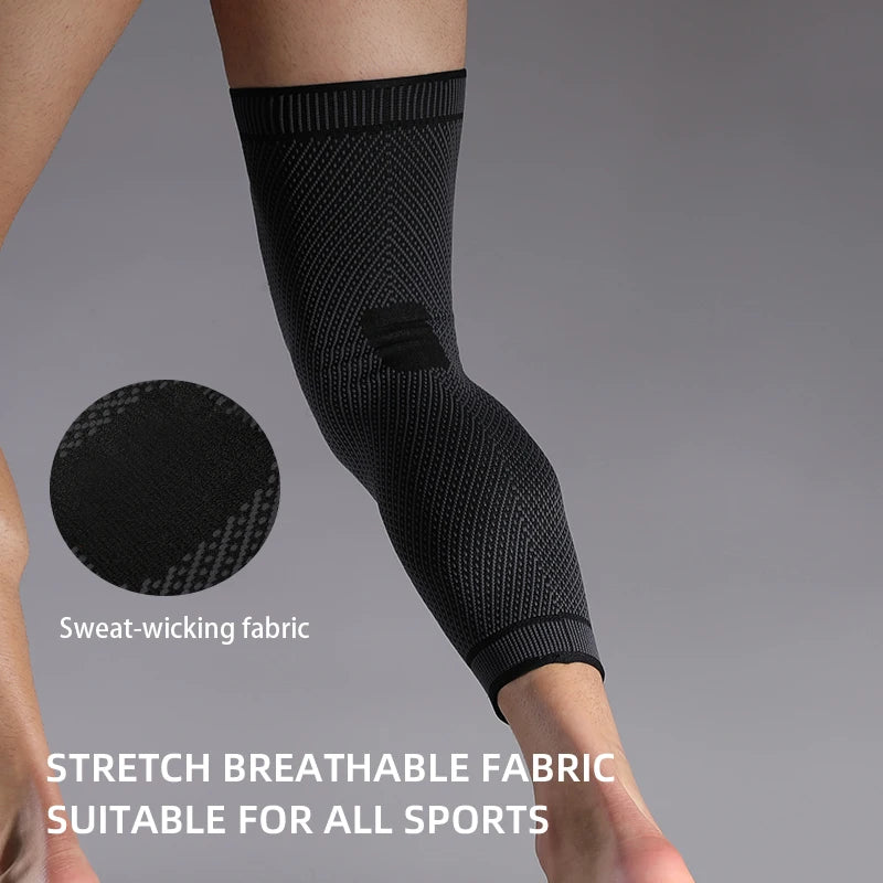 VBOSi 1 Piece Men Women Compression Knee Support Leg Sleeve Breathable Elastic for Sports - Running Basketball