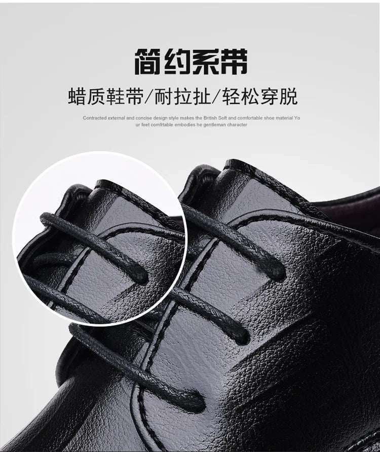 2026 New Mens Leather Dress Shoes Men's Formal Social Male Shoe Casual Business Pointed Toe Luxury Party Designer Shoes for Men