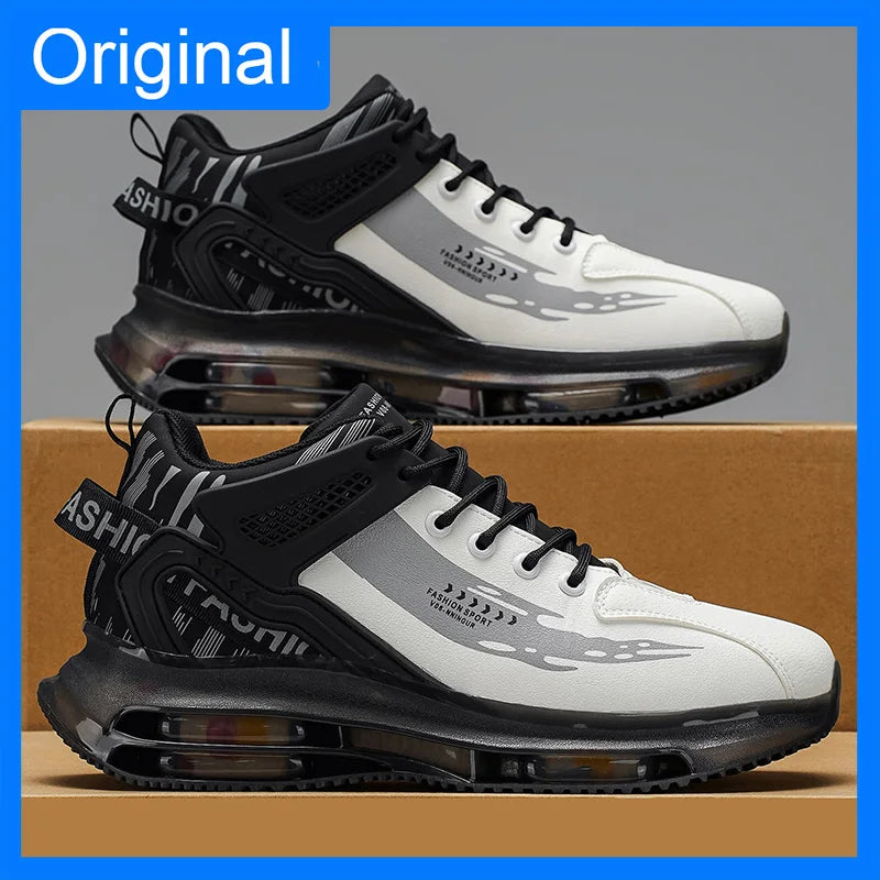 Men Sports Shoes High-quality Trendy Soft Thick Soled Comfortable Non Slip Versatile Breathable Outdoor Jogging Leisure Shoes