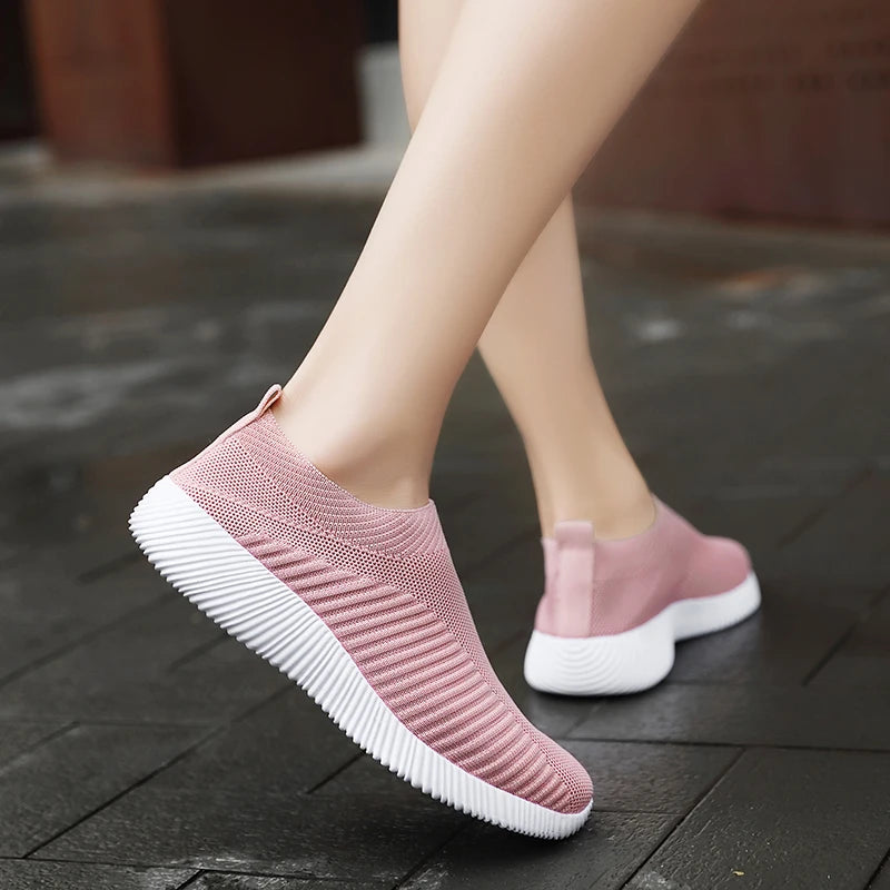 Shoes for Women  Vulcanized Shoes Casual Fashion Women Sneakers Breathable Comfortable Shoes Outdoors Plus Size Walking Shoe