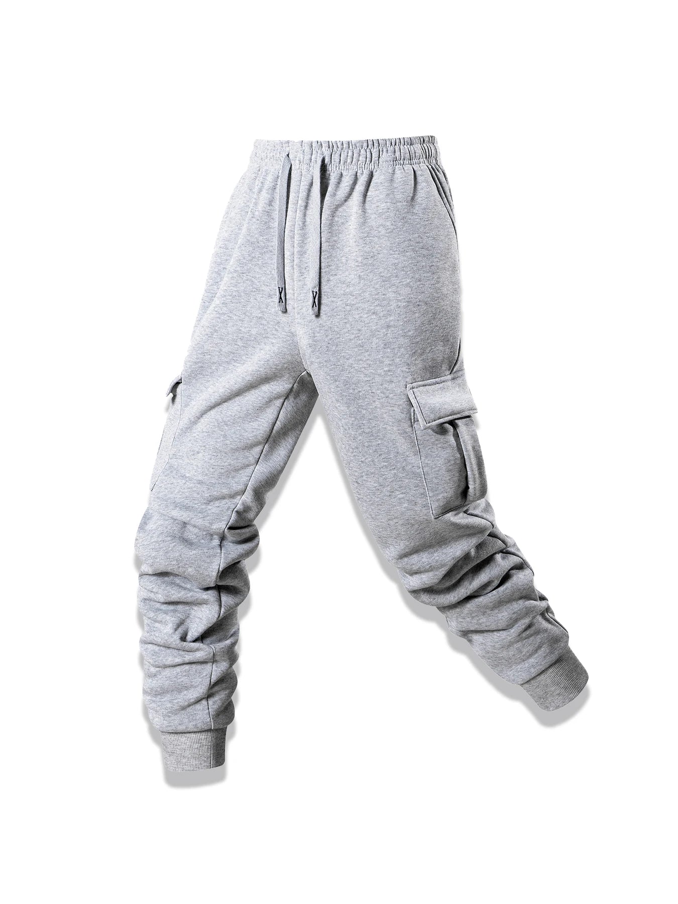 2025 New Men's Joggers Pants Loose Drawstring Long Pants Men Multi-pocket Sweatpants Casual Cargo Trousers For Men Fitness