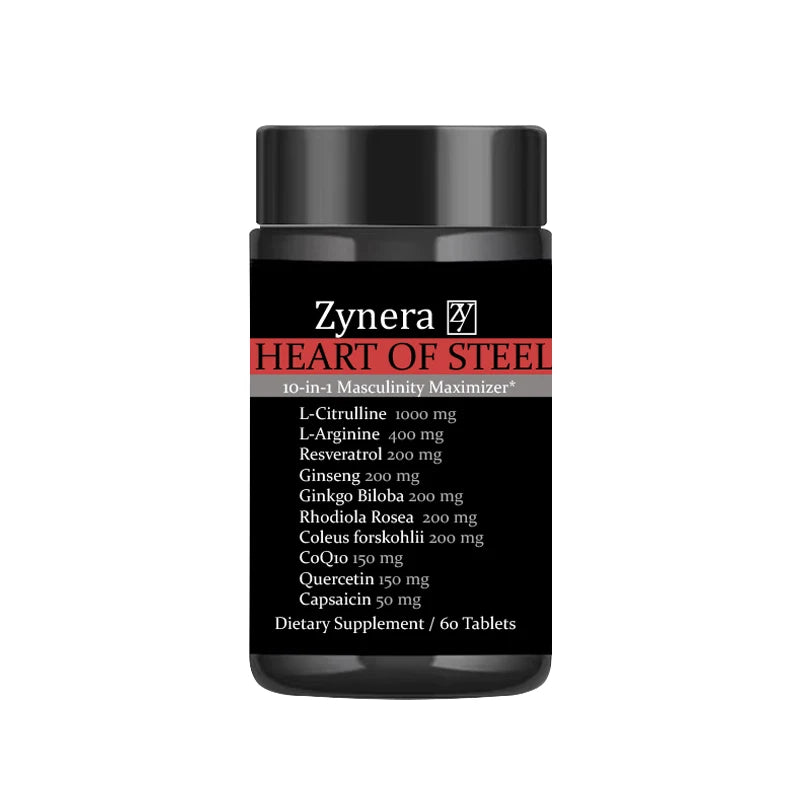 Male Strength and Endurance Supplement, Boost Performance, Supports Reproductive Health ，L-Citrulline L-Arginine Ginseng for Men